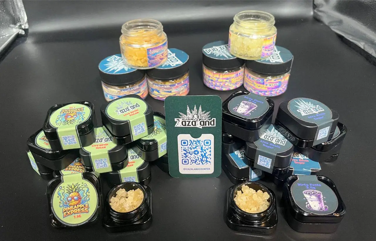 ZazaLand Live Resin Sugar – ZAZALAND COUNTER 🚬 ZazaLand Live Resin Sugar